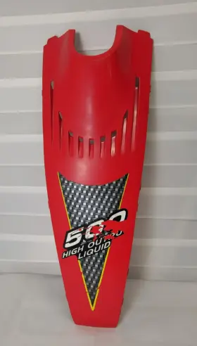 5432553-01 Polaris 1999 Scrambler 500 Oem Front Hood Nose Cover Red Good Tabs