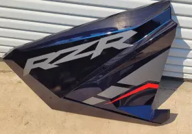 5455960-809 Polaris Rzr Pro R Left Diver Side Door Skin Panel Azure Crystal
