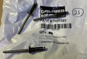 7621323 Polaris Oem Pop Rivet X21 Pro Xd General Ranger Rzr Ace Brutus Outlaw