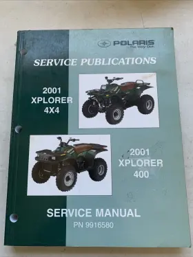 9916580 Polaris 2001 Xplorer Service Manual