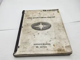 9917202 Polaris 2002 Sportsman 400 500 Atv Service Shop Manual Oem # - Read