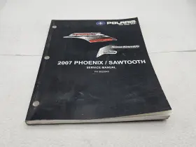 9920849 Polaris 2007 Atv Phoenix Sawtooth 200 Repair Service Manual Oem # - Read