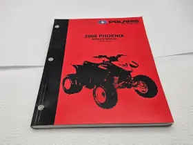 9921499 Polaris 2008 Atv Phoenix 200 Service Shop Repair Manual Oem # With New Cd