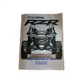9940260 Polaris 20-24 Rzr Pro Xp / 4 Service Repair Manual Book Genuine Oem Authentic