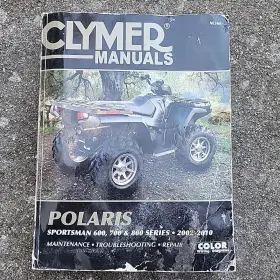 M366 Polaris Read 2002-2010 Sportsman 600 700 800 Atv Clymer Service Shop Manual