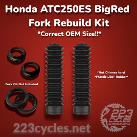 223250esc Polisport Honda Atc250es Big Red Fork Rebuild Kit Correct Size