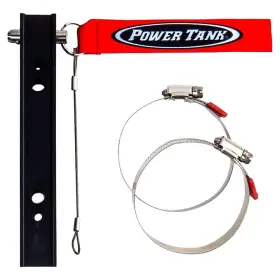 Bkt-3031-bk Power Tank Quick Release Fire Extinguisher Bracket Black Utv