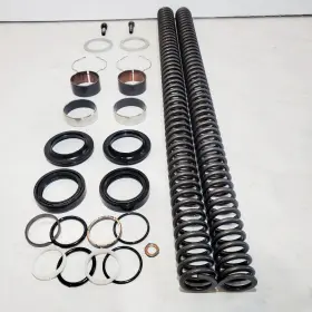 Progressive Suspension Ds-222048 Oem Harley Front Fork Springs Kit Set 1948-1984 41mm 21 Inch Flh Fl/fx Fxd