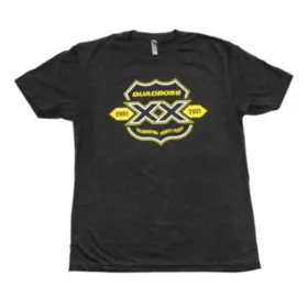 155389 Quadboss 20 Year Tee - 3x-large Black/yellow