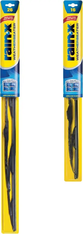 820147 Rain-x Weatherbeater 26 Inch And 16 Windshield Wiper Blades