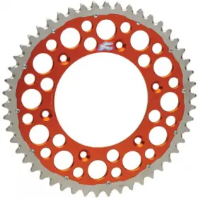 2240-520-48gpor Renthal Twinring Rear Sprocket 48 Tooth Orange For Atv/utv