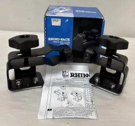 43219 Rhino-rack Pioneer High Lifting Jack Mount Brackets Blk 1 Set Pn #43219 #m125