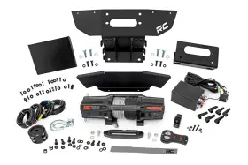 Rs6500sa Rough Country 93206 Winch Mounting Plate With For Polaris Rzr Xp 1000 -