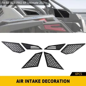 Savadicar2025x0427022 Savadicar Aluminum Air Intake Vent Outlet Shade Trim For Polaris Rzr Pro Xp Uitimate 2021