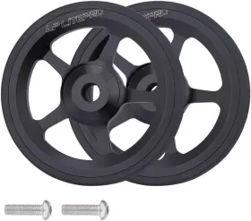 Sgx-01 Sgxbos 2pcs Folding Bike 60mm Easy Wheel For Brompton Easywheel Black