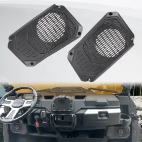 Bas-cz800049 Shinjew Pair Under Dash Speaker Pods For Polaris Ranger Xp 1000/crew 1000 2018-2024