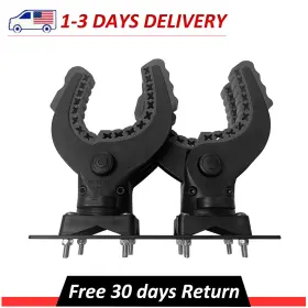 Ot001536 Silverautopart Gun Rack For Can Am Defender Atv Holder Clamp Grips Mount