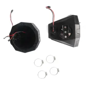 Snopeon Autv-rzr-030-new #sno For Polaris Rzr Can Am X3 6.5 Inch Speaker Cage Swivel Pods With 1.75 To 2 Clamps