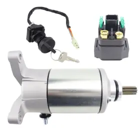 20250407l Soarider Starter And Relay Ignition Key Switch For Suzuki Ozark 250 Lt-f250 2002-2014