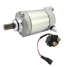 20251223t01 Soarider 2007 Starter Motor For Polaris Predator 500 Le 18647 With Solenoid Relay 3088069