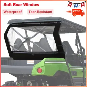 Starknightmt 445038779765 Teryx Soft Rear Window - Back Dust Panel Compatible With Kawasaki 4 800