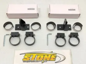 Lbk00-007-v-01 Superatv / Super Atv 2 Inch Vertical Whip Light Mounting Brackets Polaris Can-am