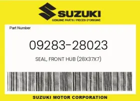 09283-28023 Suzuki Genuine Seal Front Hub 28x37x7 -