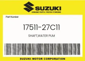 17511-27c11 Suzuki Genuine Shaft Water Pum -