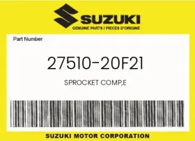 27510-20f21 Suzuki Genuine Sprocket Comp E -