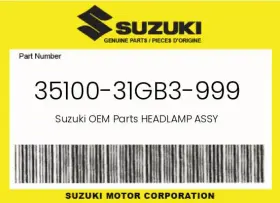 35100-31gb3-999 Suzuki Genuine Headlamp Assy -