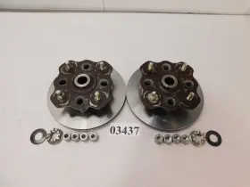 54110-38f20 Suzuki 2005 Eiger 400 Oem Front Wheel Hubs And Rotors