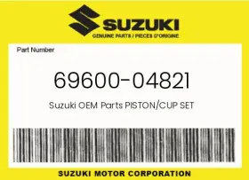 Suzuki 69600-04821 Genuine Piston/cup Set -