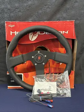 210186 Sytec Heat Demon Tuv Heated Steering Wheel With Rocker Switch For Can-am