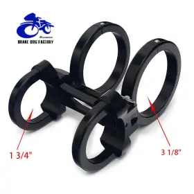 Atvfem-1.75-bla-1025 Tarazon 3 1/8 Inch Fire Extinguisher Mount Quick Release For 1 3/4 1.75 Tube Roll Cage Atv