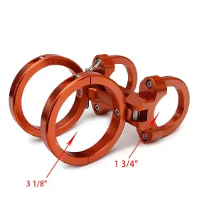 Atvfem-1.75-ora-faybuyit-91 Tarazon Atv Aluminum Cnc 3 1/8 Inch Fire Extinguisher Mount Clamp 1 3/4 Roll Cage Tubes Utv
