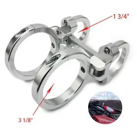 Atvfem-1.75-sil-motorad-310 Tarazon Quick Release 3 1/8 Inch Fire Extinguisher Mount Fit 1 3/4 Tube Roll Cage Silver