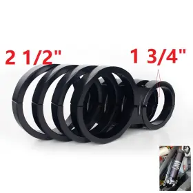 Atvsrmc-1-bla-6 Tarazon 4pcs 1.75 Inch X 2.5 Billet Shock Reservoir Mounting Clamps For Polaris Rzr Xp 1000