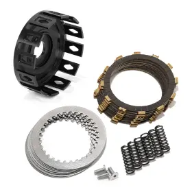 Zh-atv-000010-bla-ef-1022 Tarazon For Yamaha Yfz 450 07 08 09 Billet Cnc Aluminum Clutch Basket Plates Springs Kit