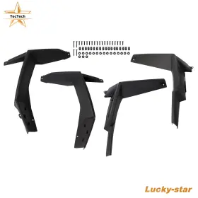 2879434 Tectech New Rear Left And Right Fender Flares For Polaris Rzr 900 /xp 1000 2014 2015-2024
