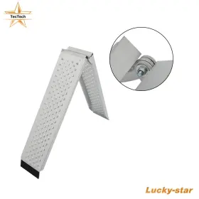 4141178 Tectech 1 Pc 78.7 Inch L 8.5 W 600 Lbs For Motorcycle Truck Dirt Bike Foldable Loading Ramp