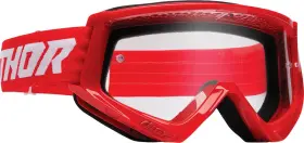 2601-2709 Thor Combat Red White Racer Goggles