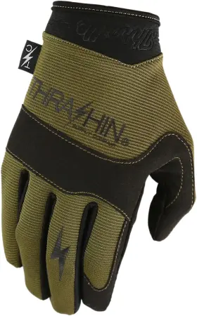 Cvt-06-08 Thrashin Supply Co. Covert Gloves Sm Green