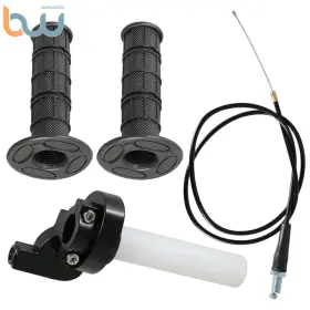 Bw508088th Tinvhy Motocross Atv 7/8 Inch Motorcycle Twist Throttle Handle Grip With Cable 50-250cc