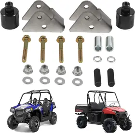 Tkqp1322 Tk-auto Utv 2ftft True Clearance Full Lift Kit For Polaris Ranger 400/500/800 Crew Midsize