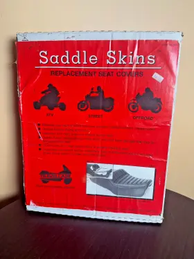 Am101 Travelcade Saddle Skins Replacement Seat Cover Honda Atc185s 1981 83 Black