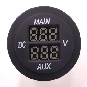 Smdd102 True Single Meter Dual Display Volt Blue Utvs Boats Rvs Solar