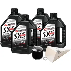 152-986-04037cac-33b1e8 Tusk 4-stroke Oil Change Kit Maxima Sxs Premium 10w-40 For Kawasaki