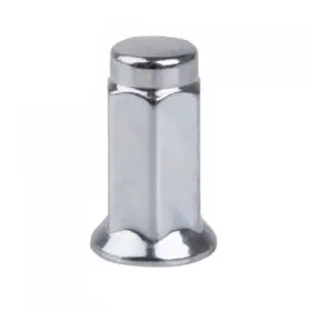 178-199-0001 Tusk Flat Base Lug Nut 10mm X 1.25mm Thread Pitch With 14mm Head Chrome