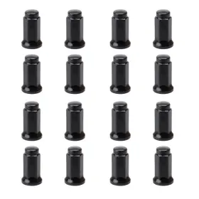 Tusk 178-199-0002 Flat Base Lug Nut 10mm X 1.25mm Thread Pitch With 14mm Head Black 16 Pcs