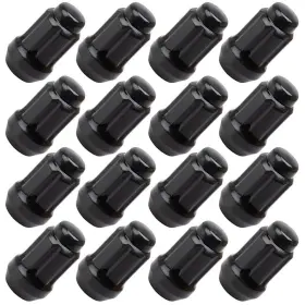 178-207-0002 Tusk Set Tapered Spline Drive Lug Nut 12mm X 1.50mm Thread Pitch Black 16 Pcs
